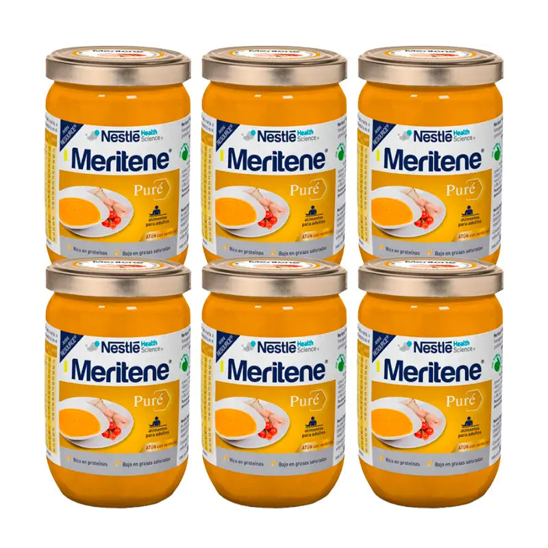 Pack Meritene Puré de Atum com Legumes 6x300g