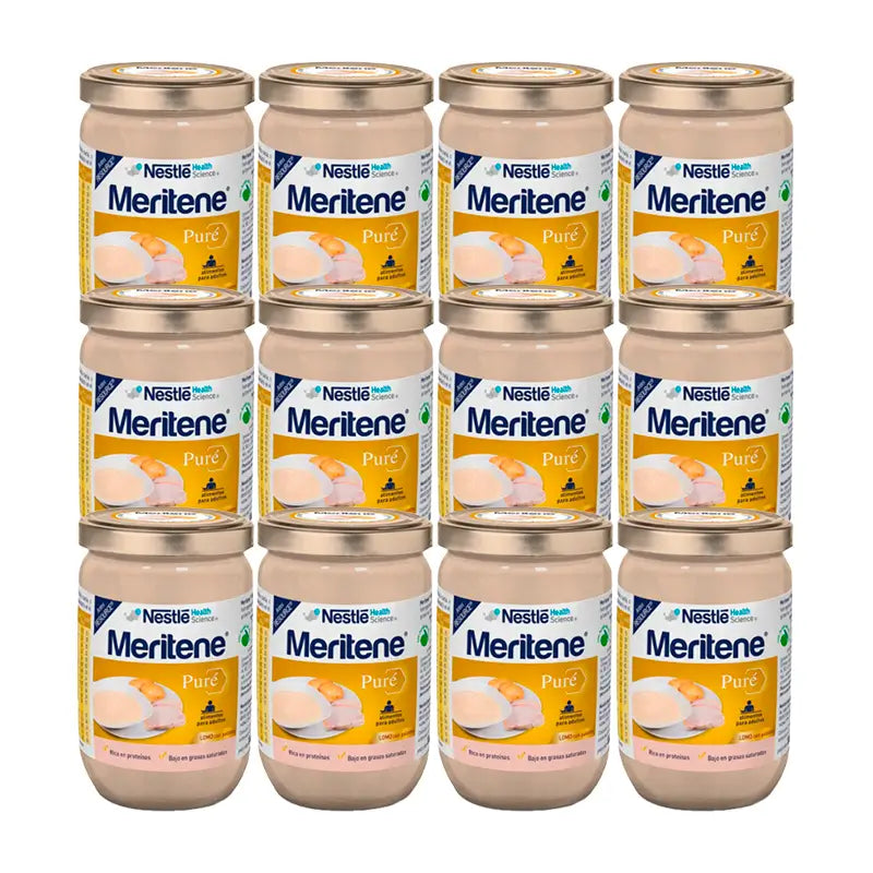 Pack Meritene Puré de Lombo de Porco com Batatas 12x300g