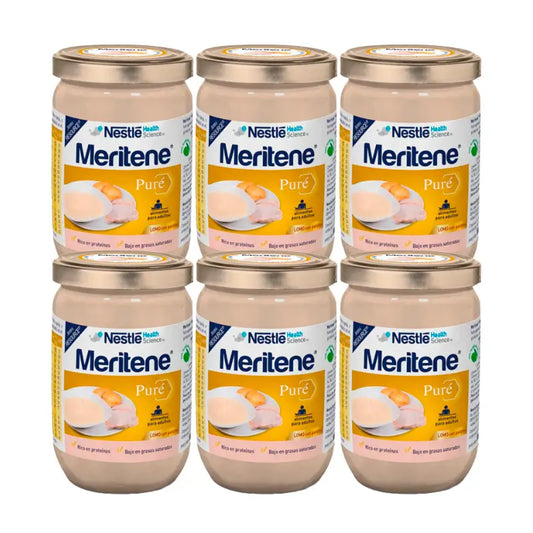 Pack Meritene Puré de Lombo de Porco com Batatas 6x300 g