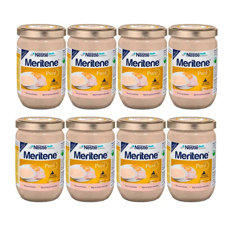 Pack Meritene Puré de Lombo de Porco com Batatas 8x300 g