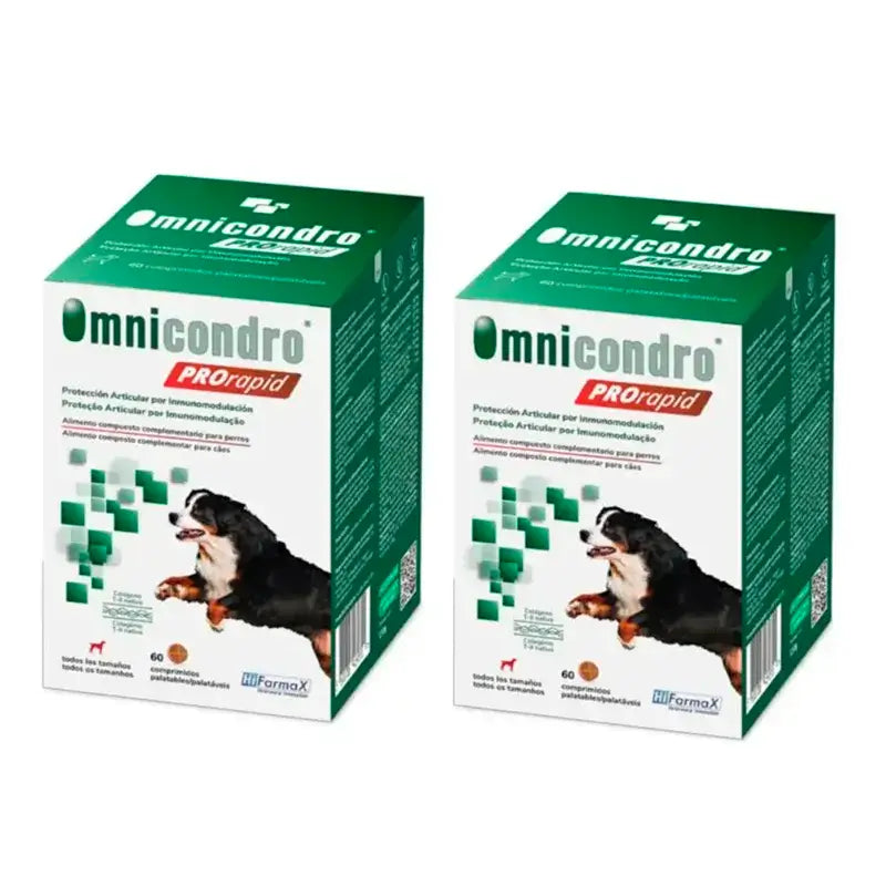 Omnicondro Prorapid, Embalagem 2 x 60 Comprimidos