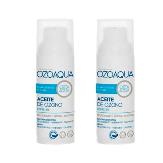 Embalagem Óleo de Ozono Ozoaqua, 2x50 ml