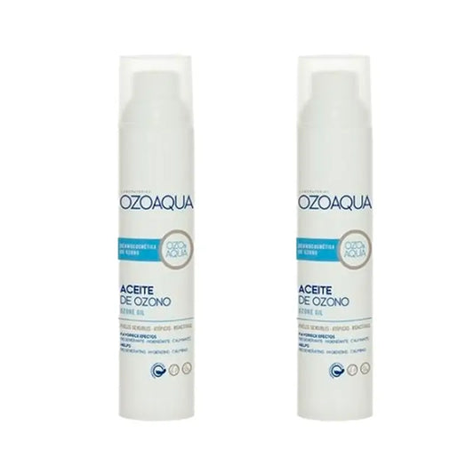 Embalagem Óleo de Ozono Ozoaqua, 2x100 ml