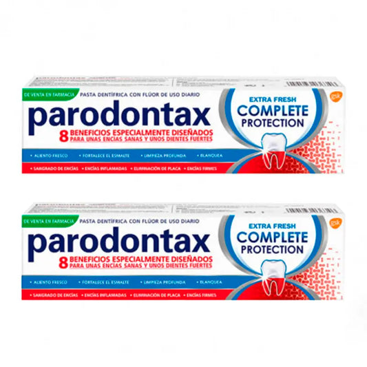 Parodontax Complete Protection Toothpaste Pack para o cuidado das gengivas, 2 x 75 ml