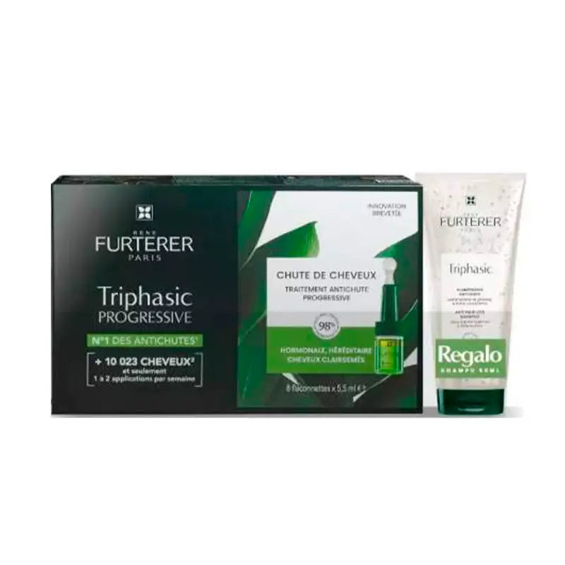 Rene Furterer Triphasic Progresive Anti-Queda de Cabelo + Champô 50ml + Head SPA