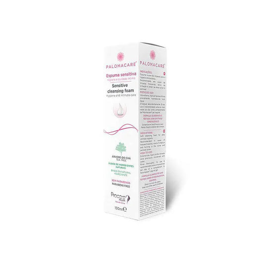 PALOMACARE espuma sensível espuma vulvovaginal lavagem 150 ml