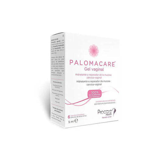 PALOMACARE VAGINAL GEL MONODOSE 6 CÂNULAS 5 ML