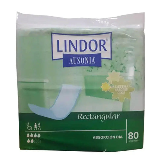 Lindor Pañales Rectangular Día, 80 unidades