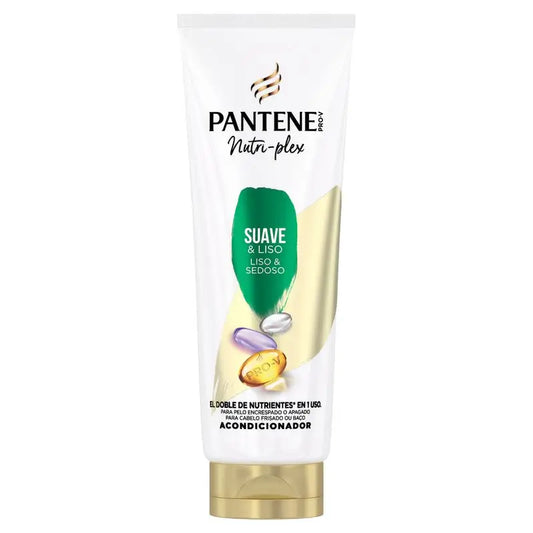 Condicionador Pantene Nutri Plex Liso & Sedoso 325Ml