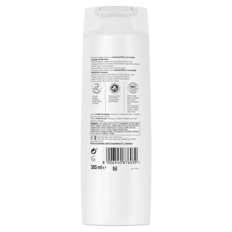 Champô Pantene Nutri Plex Classic 385Ml