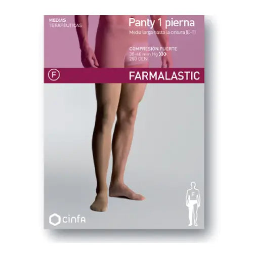 Panty Farmalastic C Fuerte Pierna Izda T.Eg