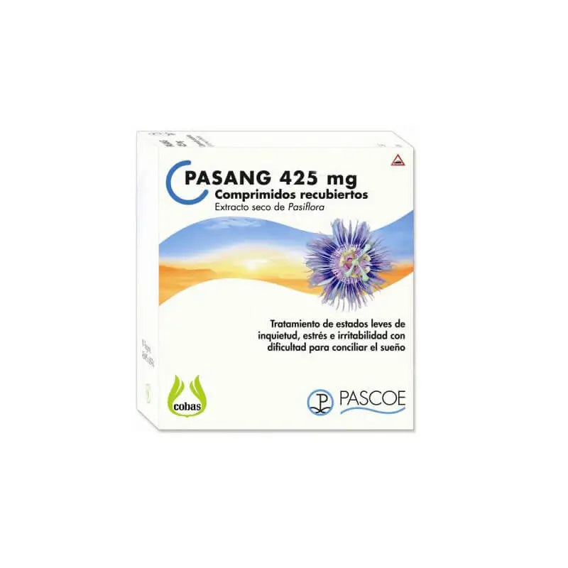 Pasang 425 mg comprimidos Recubiertos 30 unidades