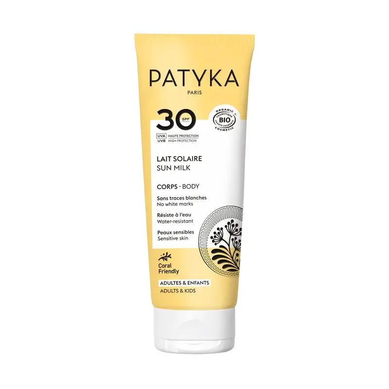 Patyka Leite de proteção solar para o corpo Spf30, 100 ml