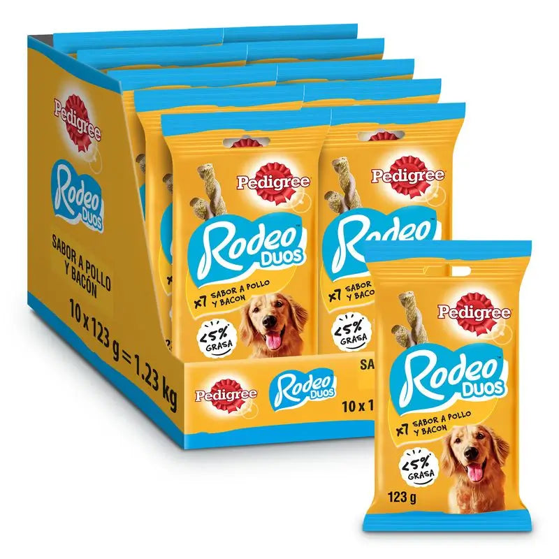 Pedigree Rodeo Duo Bacon & Frango 10X123Gr