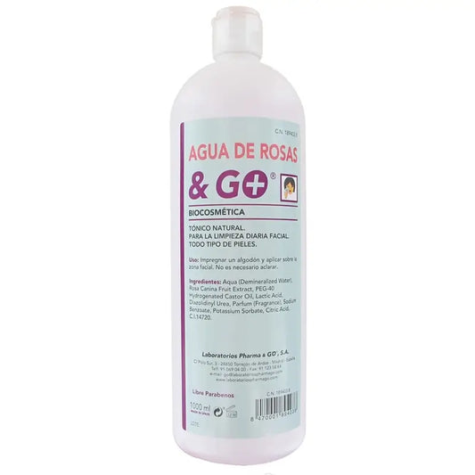 Pharma & Go Água de Rosas 1000Ml.