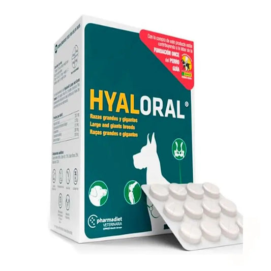 Hyaloral Large Dogs 120 comprimidos