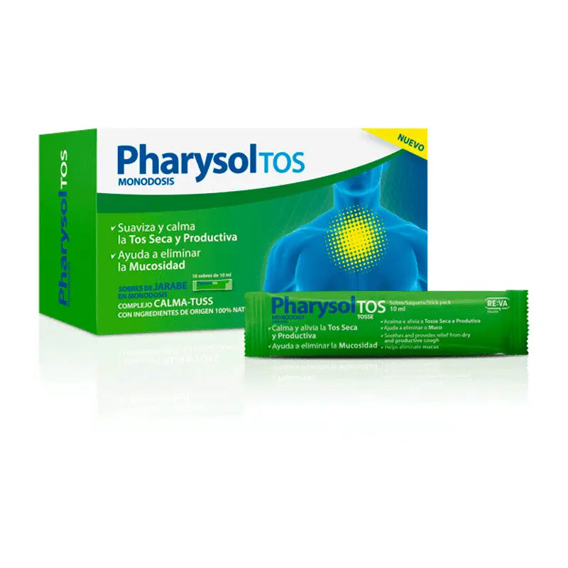 Pharysol Tos Jarabe Monodosis 16 sobres