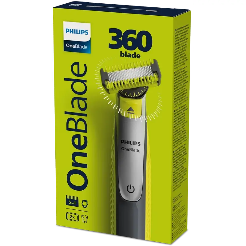 Aparador de barba e corpo Philips Oneblade 360