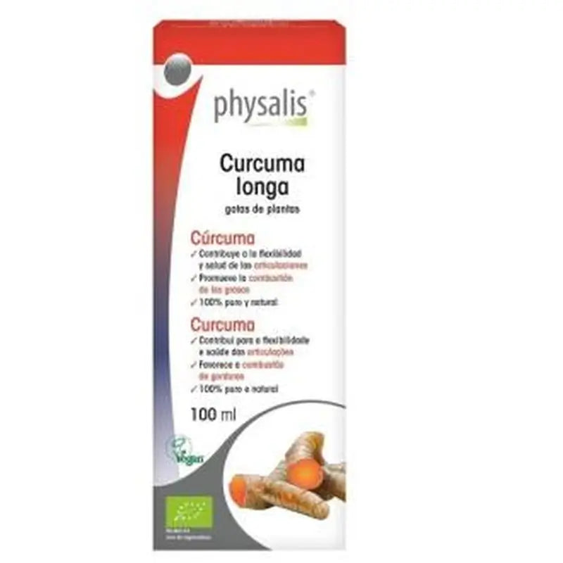 Physalis Curcuma Longa Extracto 100Ml. Bio