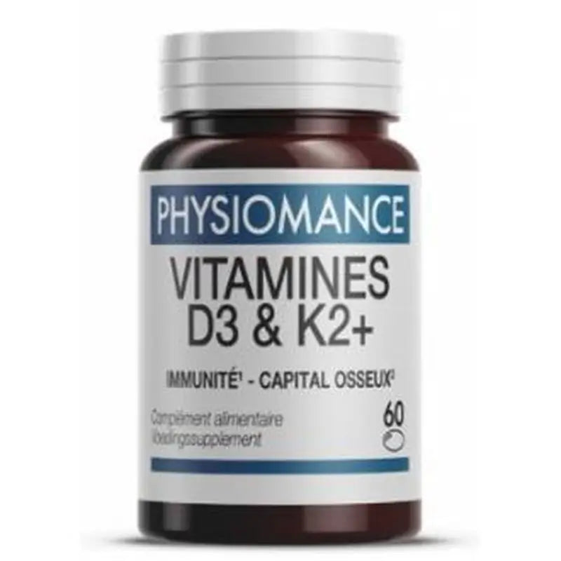 Physiomance Physiomance Vitamina D3+K2 60 Cápsulas