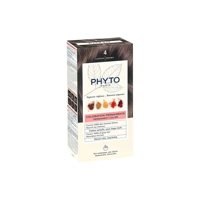 PHYTO Phytocolor 4 coloración permanente tono castaño