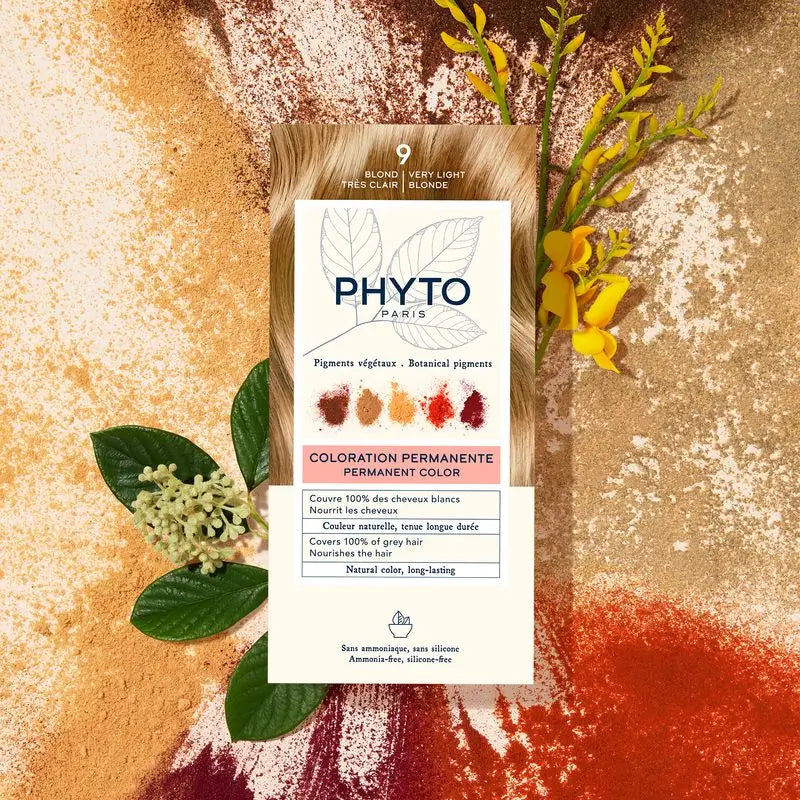 PHYTO Phytocolor 9 coloración permanente tono rubio muy claro