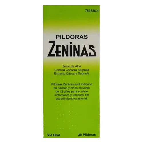 Píldoras Zeninas Laxantes 30 Unidades