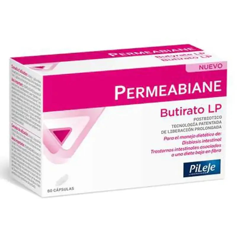 Pileje Permeabiane Butirato Lp, 60 Cápsulas      