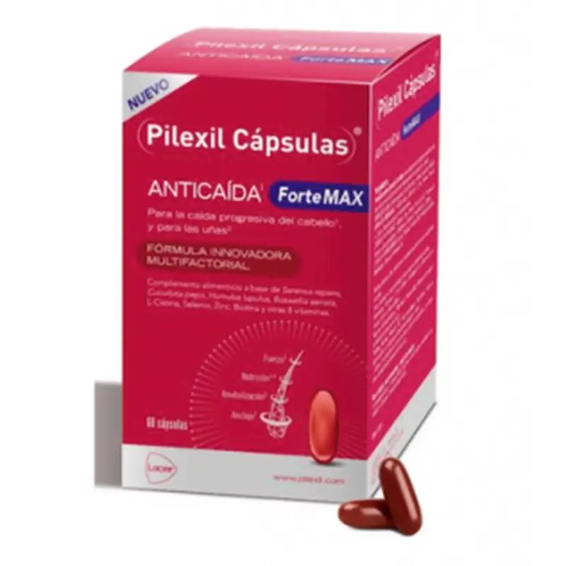 Pilexil Forte Max, 60 cápsulas