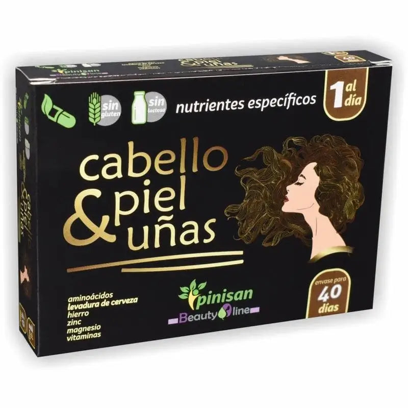 Pinisan Cabello Piel Y Uñas , 40 cápsulas