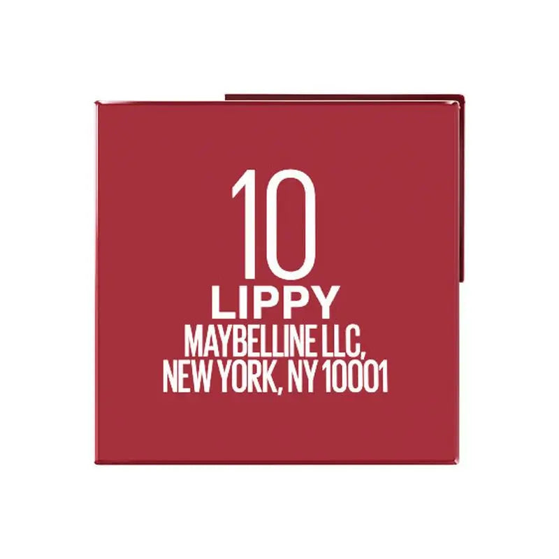 Maybelline New York Superstay Vinyl Ink Lipstick, Sombra 10 Lippy