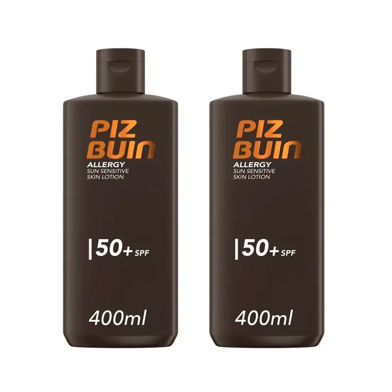 Piz Buin Duplo Loção anti-alérgica Spf 50+, 2X400 Ml