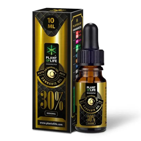 Óleo de CBD da Plant Of Life 30% espetro total, 10 ml