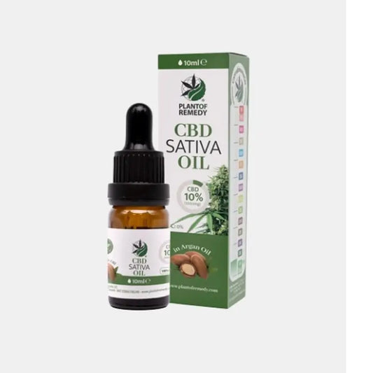 Óleo de argão da Plant Of Remedy 10% CBD , 10 ml