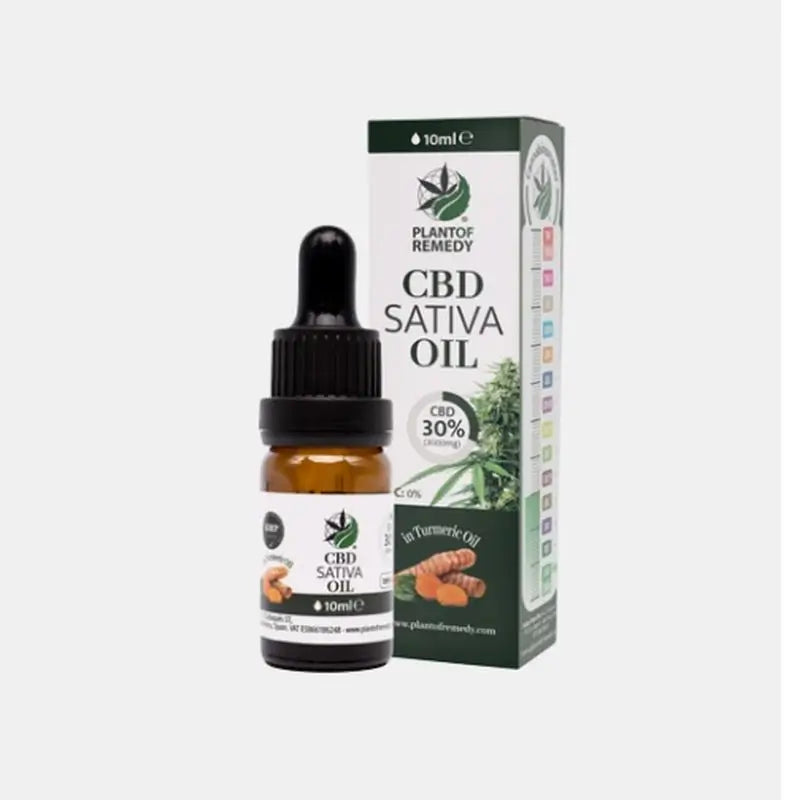 Planta de Remédio Óleo de Curcuma 30% CBD , 10 ml