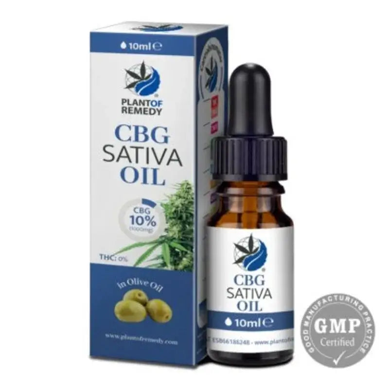 Azeite de oliva vegetal com 10% de Cbg , 10 ml