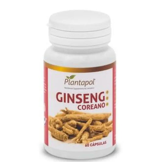 Plantapol Ginseng Coreano 500Mg. 60 Cápsulas