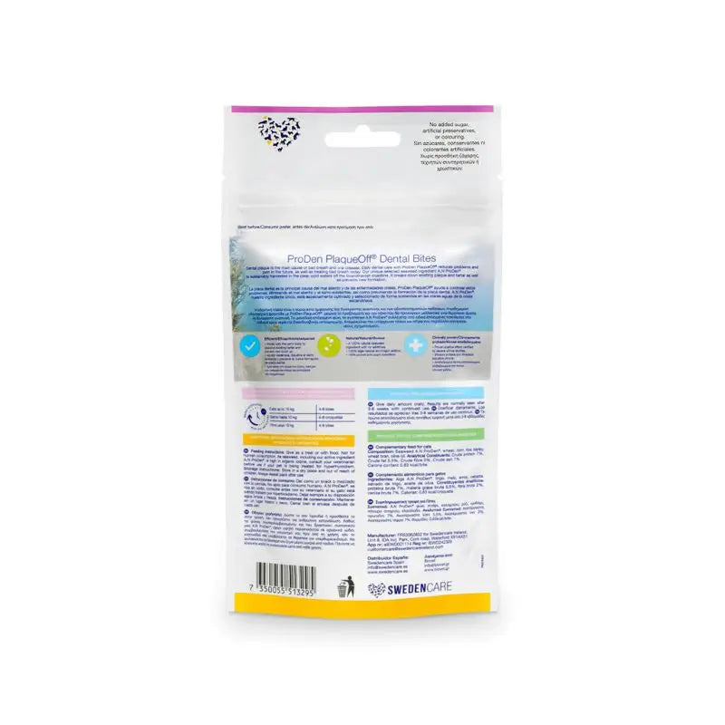 PLAQUEOFF CROQ GATO DENTAL 60GR