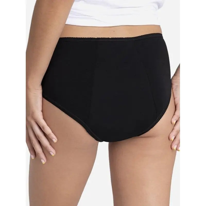 Platanomelon Kiwitas Classic Plumeti Cuecas Menstruais Preto / Xxl