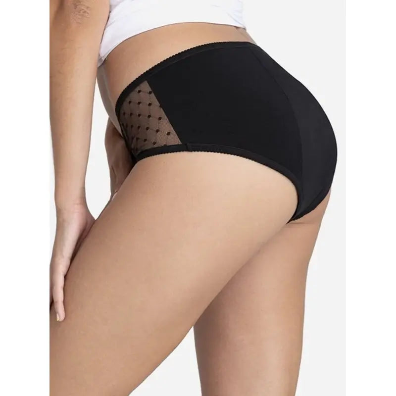 Platanomelon Kiwitas Classic Plumeti Cuecas Menstruais Preto / Xxl