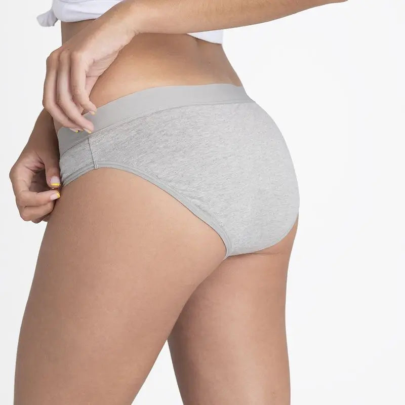 Platanomelón Salud E Higiene Kiwitas Classic Sporty Braguitas Menstruales Gris / M