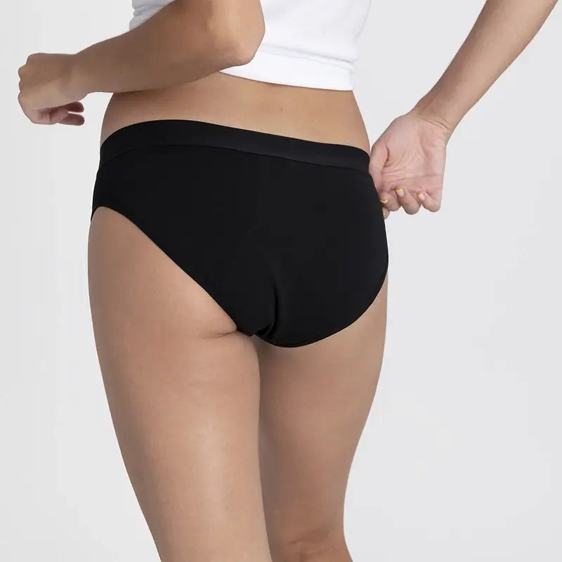 Platanomelon Kiwitas Cuecas Menstruais Clássicas Desportivas Preto / L