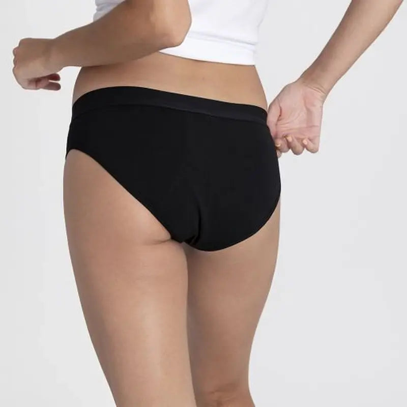 Platanomelon Kiwitas Calcinhas Menstruais Clássicas Desportivas Preto / Xs