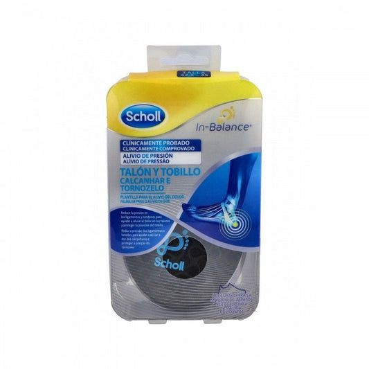 Scholl In-Balance Heel and Ankle Insoles Tamanho L