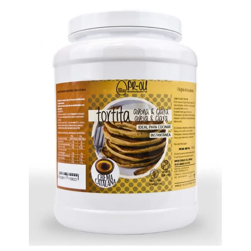 Pr-Ou Clear+Panqueca sabor creme de aveia 1Kg. Sg