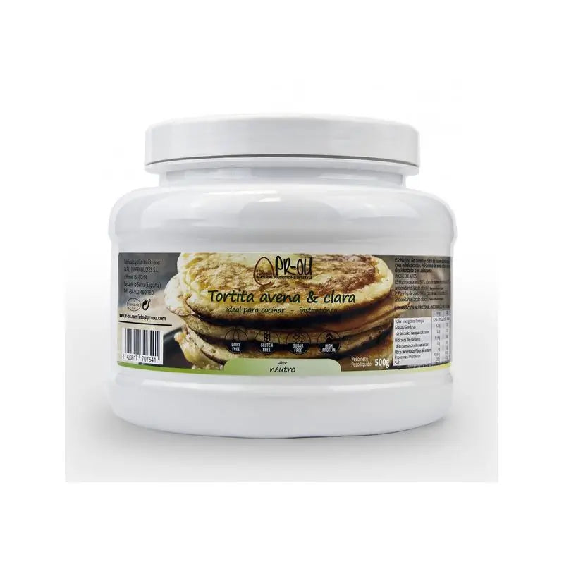 Pr-Ou Clear+Oatmeal Pancake Sabor Neutro 500Gr. Sg