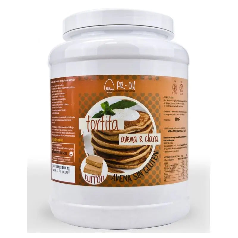 Pr-Ou Clear+Oatmeal Nougat Sabor Panqueca 1Kg. Sg