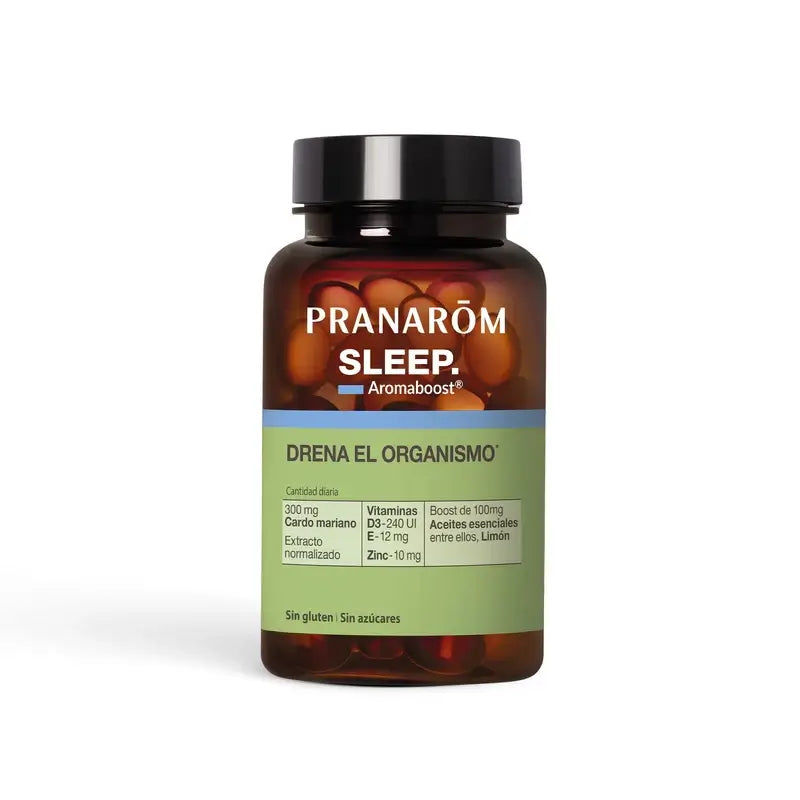 Pranarom Aromaboost Sleep Reconciliação rápida do sono e sono de qualidade , 60 cápsulas