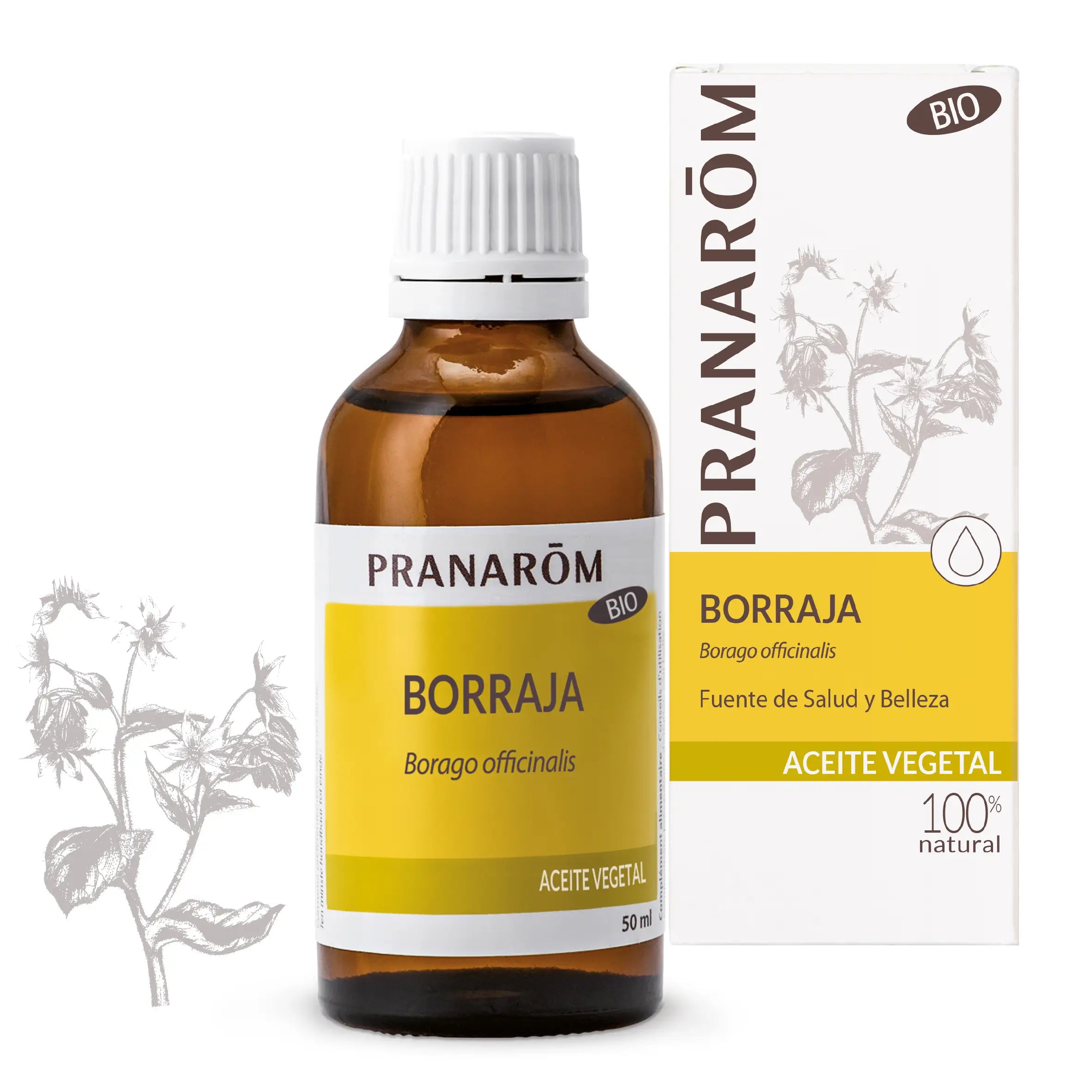 Pranarôm Borraja BIO, 50 ml