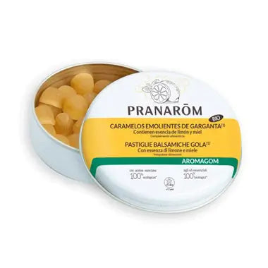 Pranarom Caramelos Emolientes de Limón y Miel 45 gr